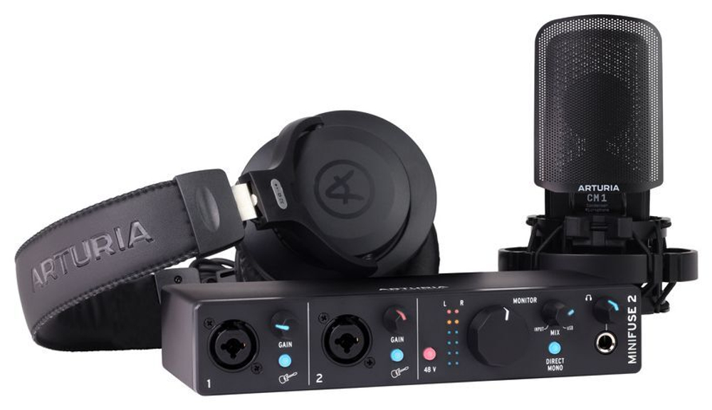 Комплект Arturia MiniFuse Recording Pack Black