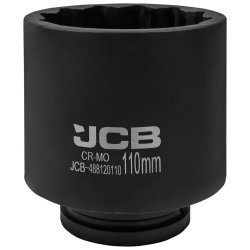 Головка ударная глубокая 110мм (12гр.), 1'' JCB JCB-488120110