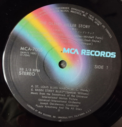 Винтажная виниловая пластинка LP The Glenn Miller Story (Japan 1971) (Obi) In The Mood