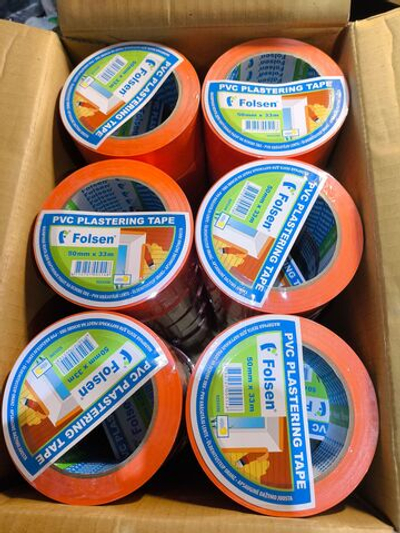 Лента (скотч) Folsen оранжевая, 50мм x 33м 0253350 36шт