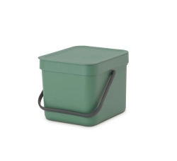 Brabantia Контейнер для мусора Sort & Go 6л зеленый