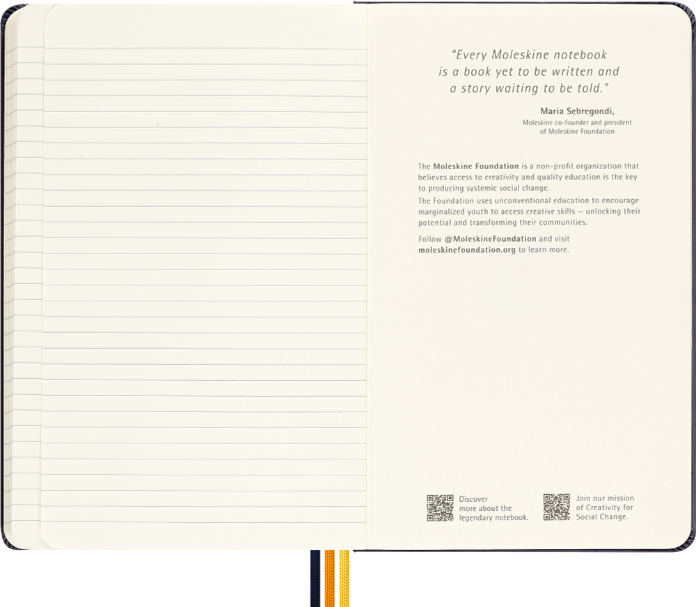 Блокнот Moleskine LE K-Way (SKQP060KWBLUEK89) 13х21 см, текстиль, 240 стр. в линейку, синий