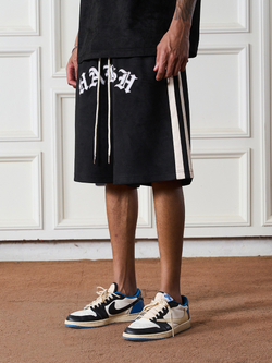 Шорты HARSHandCRUEL "Font Logo" Velour Shorts