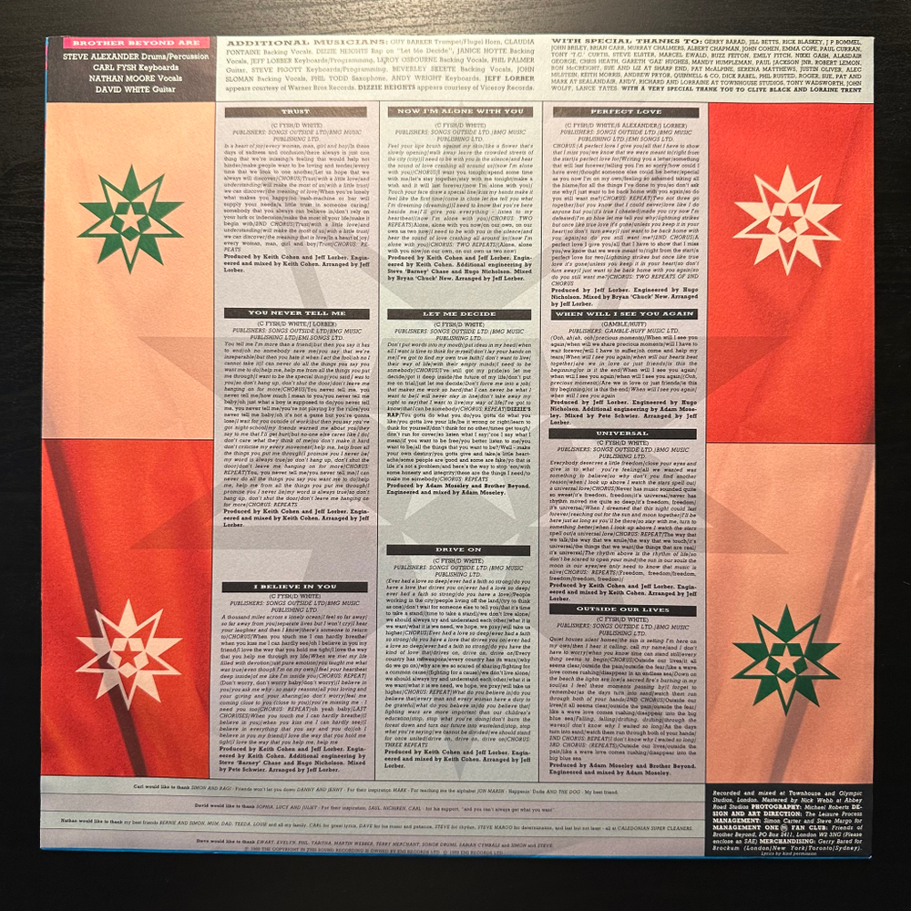 Brother Beyond - Trust (Европа 1989г.)