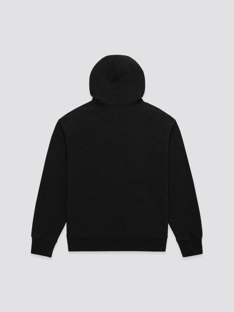 Толстовка Alpha Industries Essential Spec Print Hoodie Black