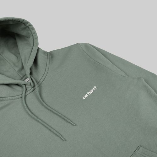 Толстовка мужская Carhartt WIP Script Embroidery Hooded артикул:I033658_park - купить в магазине Дайс