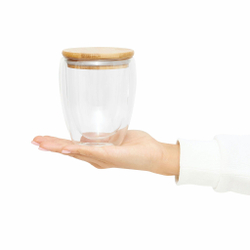 Стакан с двойными стенками BAMBOO ART M, объем ок. 350 ml