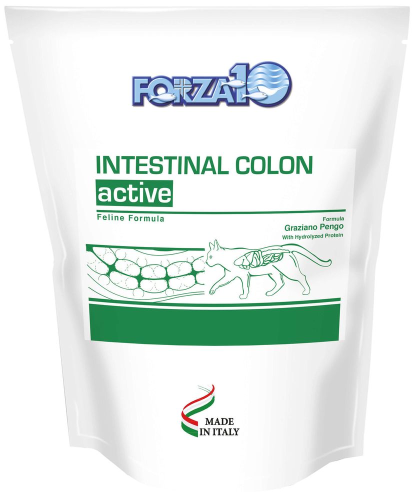 Forza10 2кг Active Intestinal Colon Корм для кошек, при хронических колитах и проблемах ЖКТ