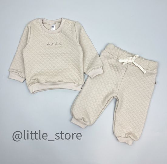 Комплект из капитония утепленный "Bunny" Бежевый