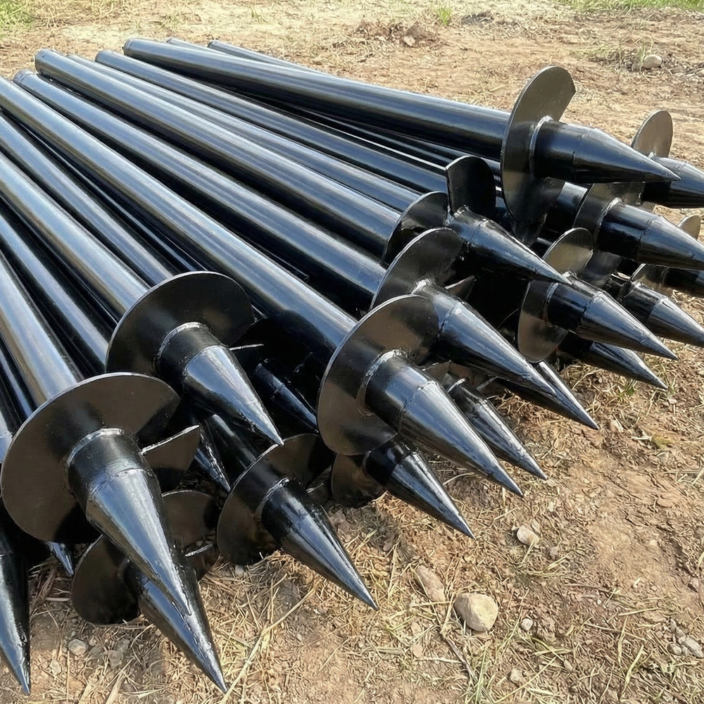 Свая винтовая диаметр 159 мм, длина 8000 мм