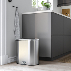 IKEA STABBEN  (ИКЕА СТАББЕН)  -  Корзина для мусора, нержавеющая сталь, 20 л