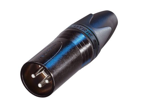 NEUTRIK NC3MXX-BAG - Коннектор XLR (папа) черненый корпус