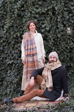 Длинная шерстяная юбка (бежевый)