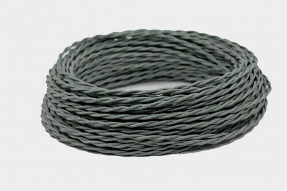 Ретро провод витой Графит Interior Wire Twist Магус ТМ ПВР-ГРФ / 2х2,5