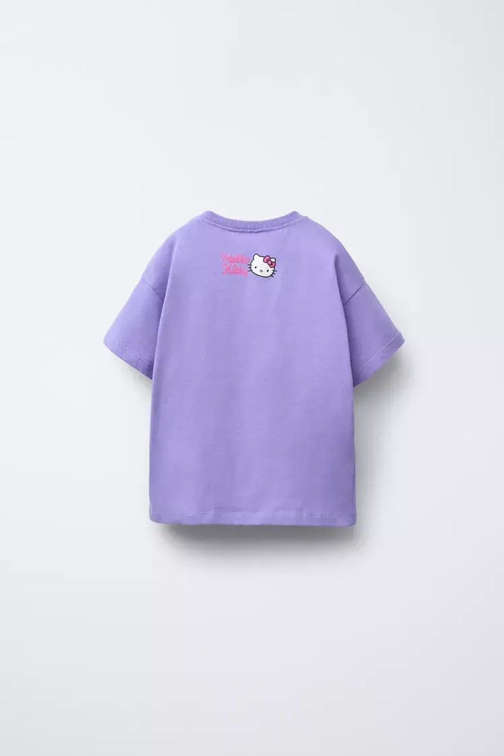 ZARA ФУТБОЛКА В ПОЛОСКУ HELLO KITTY ©, СИРЕНЕВЫЙ