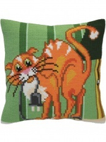 "Кошачьи шутки"-5405  подушка