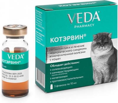 Кот Эрвин настой 3 флак. по 10 мл