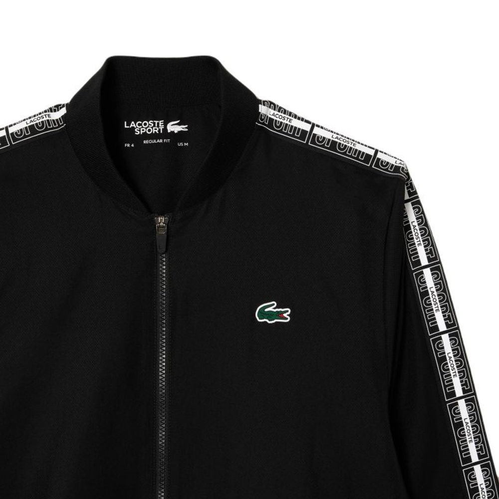 Мужской теннисный костюм Lacoste Tennis Tracksuit - black