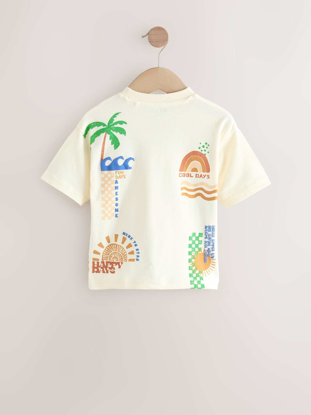 Футболка для мальчика Next AJ0-423, Кремовый