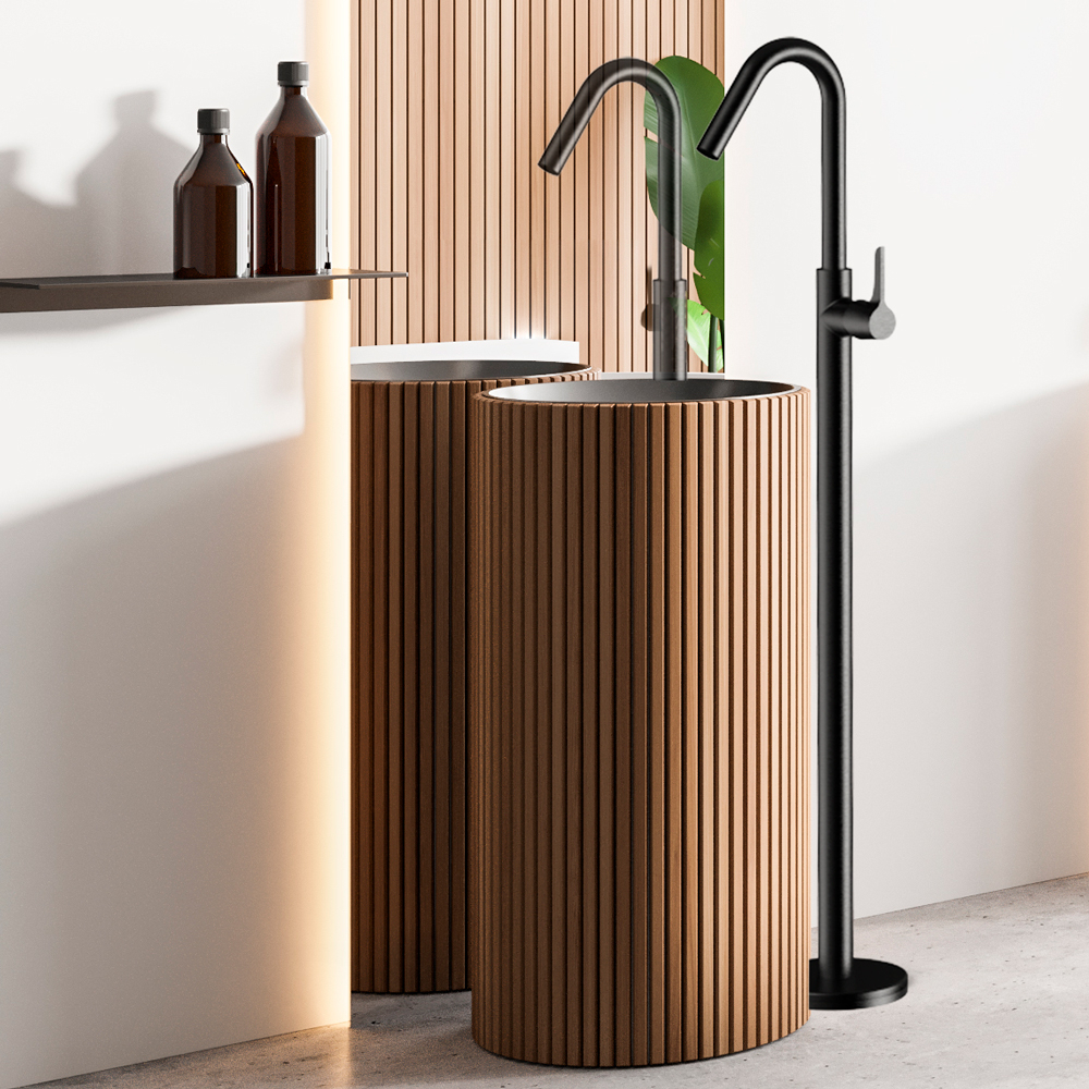 Напольный смеситель для раковины ADAGIO 917603NM чёрный