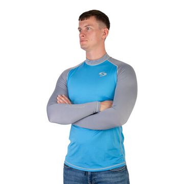 Гидрофутболка-рашгард Scorpena REEF синий/серый