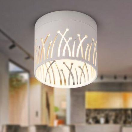 Светильник OL54 WH IP20 под лампу GX53 настен./потолочн. спот бел. Эра Б0061191