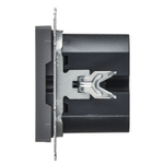 BRITE Розетка USB C 65Вт высокоскоростная зарядка РЮ12-1-БрГ графит IEK