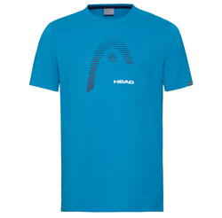Футболка для мальчика теннисная Head Club Carl T-Shirt JR - electric blue