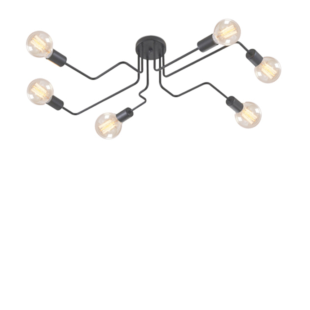 Ceiling design lamp Spider  (6 lampshades)