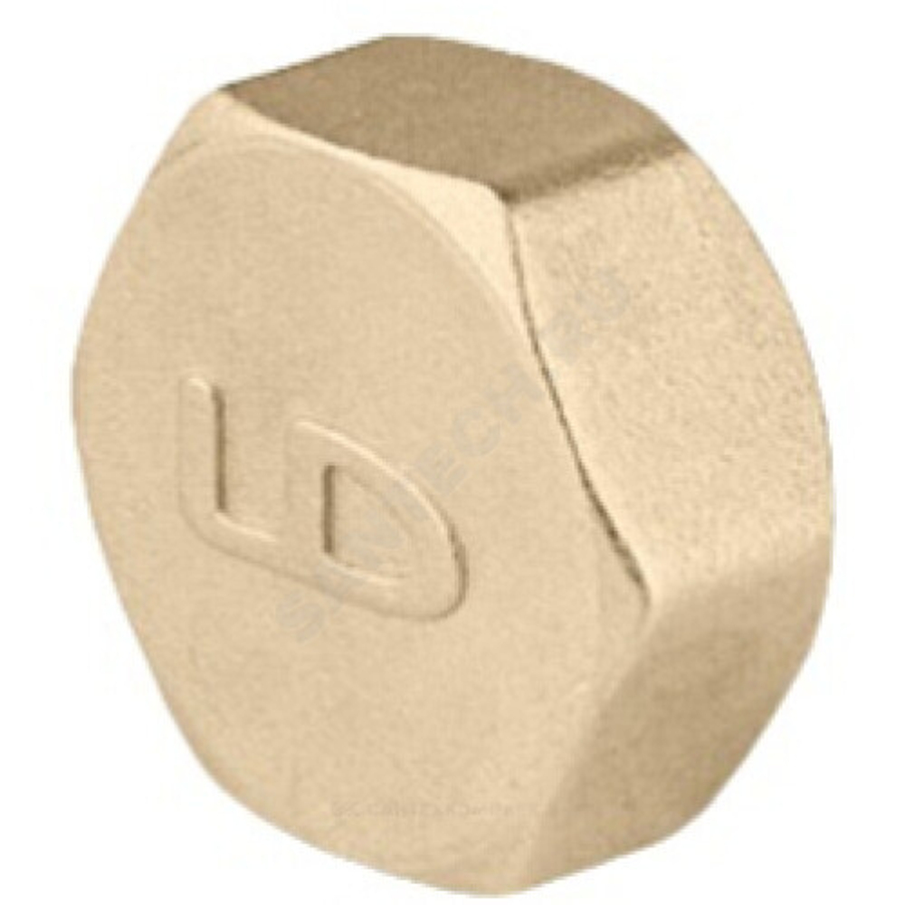 Заглушка латунь Ду 25 (1") ВР LD LD.65.504.25
