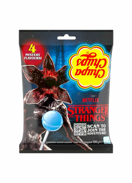 Леденцы Чупа-чупс/Chupa Chups Очень странные дела 4 вкуса, 120гр (Германия)