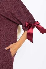 Платье трикотажное Кайла (бордовое) П14782-10М LT Collection