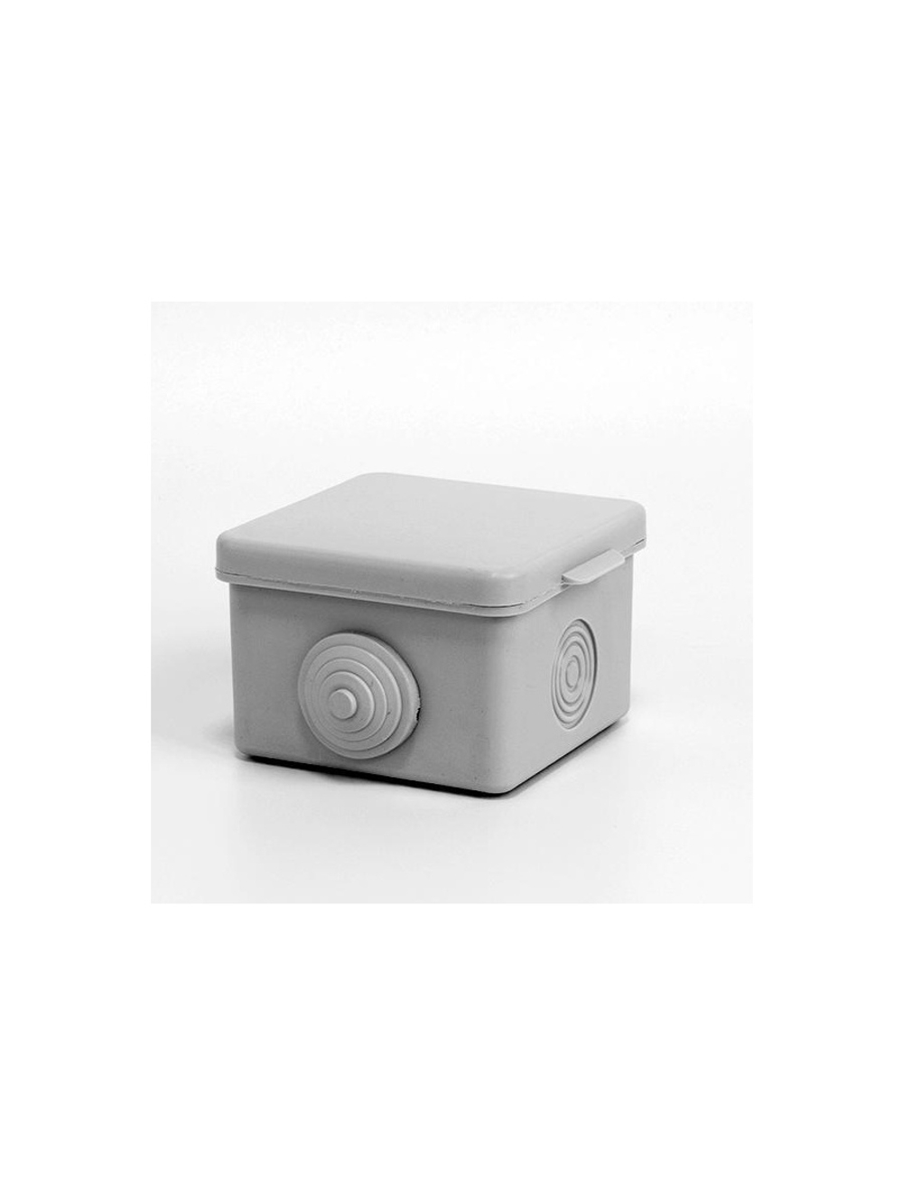 Коробка распределительная ОП 65х65х50мм 4 каб. вводов IP54 сер. TOKOV ELECTRIC TKE-KR-65-65-50-C06