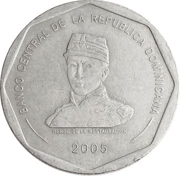 25 песо 2005 Доминикана