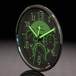 Метеостанция (настенные часы) RST Lumineux, слоновая кость (77749)