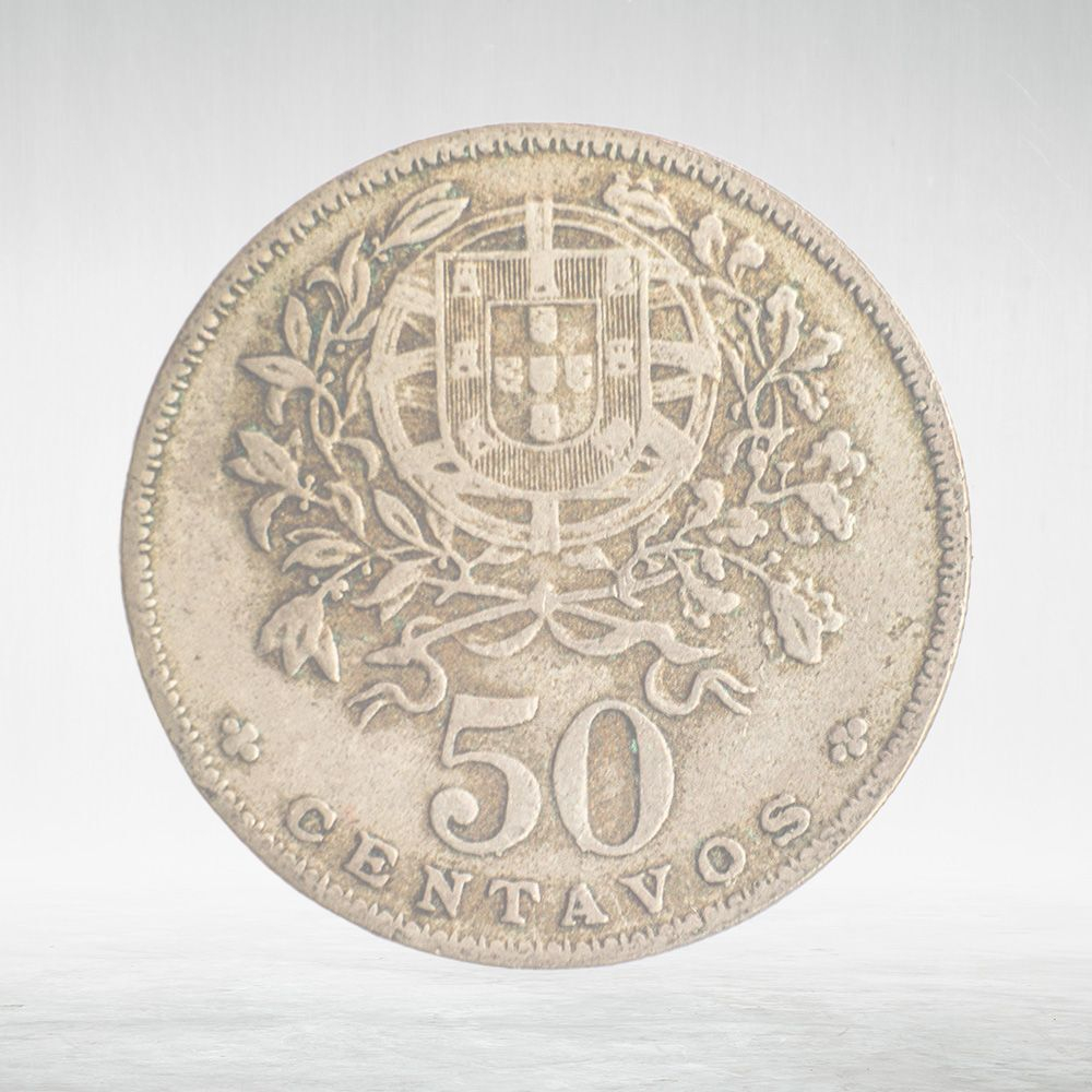 Portugal, 50 Centavos, 1958, VF