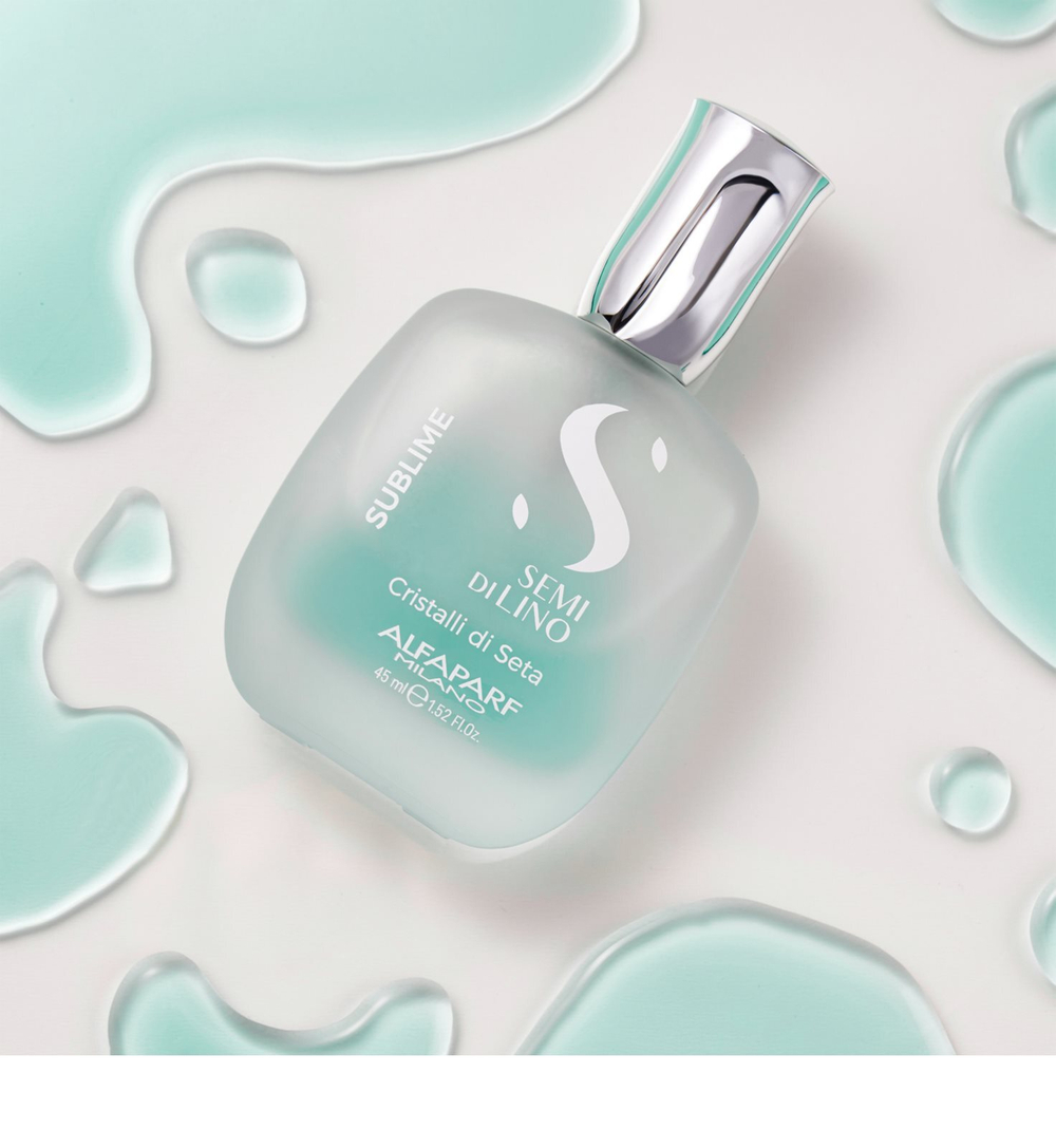 Alfaparf Milano Semi di Lino Sublime Cristalli - сыворотка для блеска и смягчения волос /   45  ml  / GTIN 8022297012384