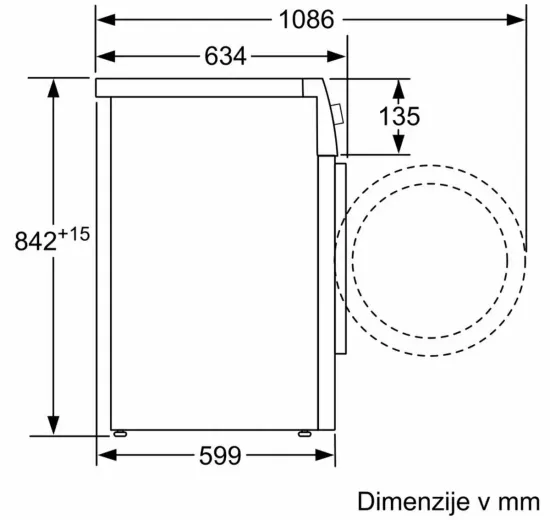 Сушильная машина BOSCH WTX87EH0EU EU, белый