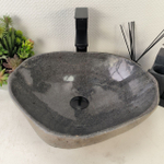 Раковина из речного камня RS-65055 46*37*15 0861