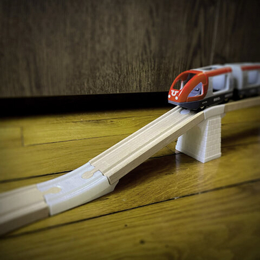 Мост для деревянной железной дороги IKEA (ИКЕЯ), BRIO (Брио), серый