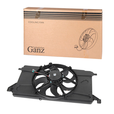 Вентилятор радиатора в сборе (без модуля управления) FORD Focus 1.6 09- GANZ GIC06506