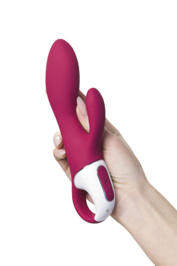 Вибратор Satisfyer Heated Affair с клиторальным стимулятором, красный