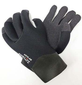 Перчатки неопреновые Sublife Kevlar Cuff 5 мм