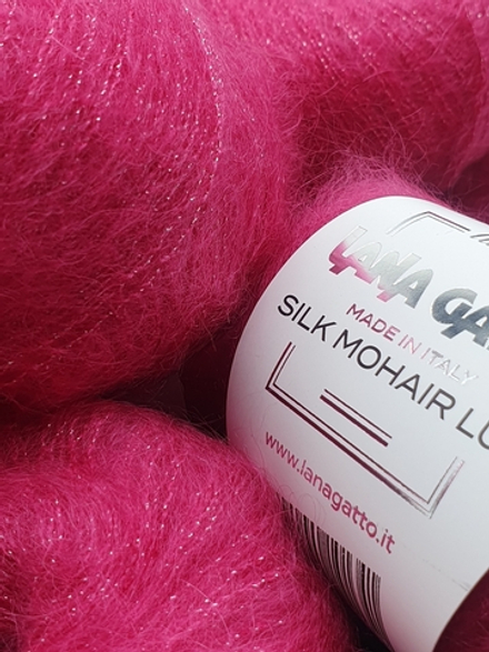Lana gatto Silk mohair LUX (30483/ светлая фуксия)