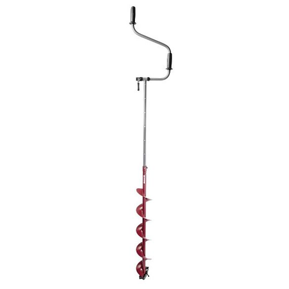 Ледобур BURAN 130L левое вращение, цельнотянутый шнек Тонар