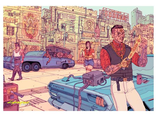 Пазл Good Loot Cyberpunk 2077 Valentinos - 1500 элементов / Пазл по мотивам игры «Киберпанк 2077»