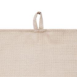 Набор из двух вафельных полотенец изо льна бежевого цвета из коллекции Essential, 50х70 см