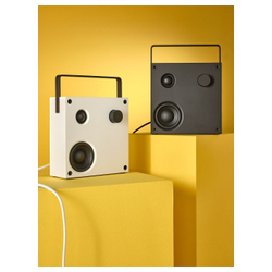 IKEA VAPPEBY  (ИКЕА ВАППЕБЙ)  -  Динамик Bluetooth, черный/ген 3, 20x20 см