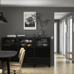 Комбинация для хранения - IKEA BESTÅ/BESTA/ БЕСТА/БЕСТО ИКЕА, 180x42x112 см, черный
