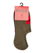 носки/stopki 2-pack 2p lowcut label col Hugo Bodywear - графитовый(50468117)